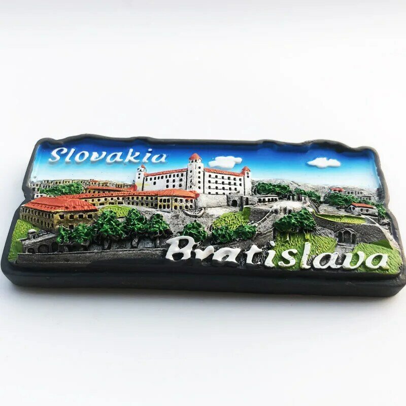 The Slovak Republic Fridge Magnets Bratislava Travelling Souvenirs Fridge Stickers Home Decoration Photo Wall Magnetic Stickers