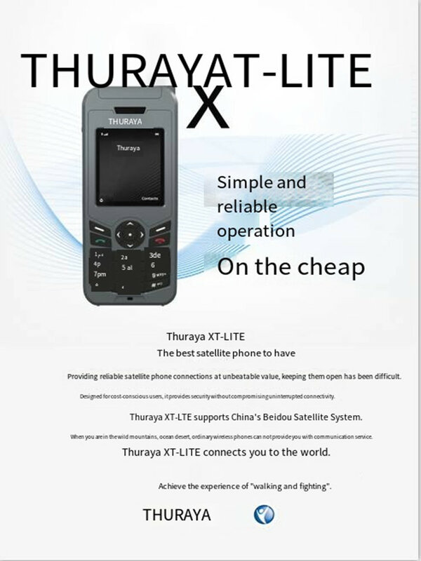 THURAYA XT-LITE funzionamento semplice comunicazione liscia telefono satellitare affidabile sicuro