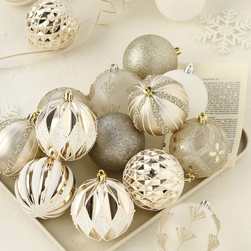 Christmas Balls Ornaments for Xmas Christmas Tree Decor Decorations Accessory