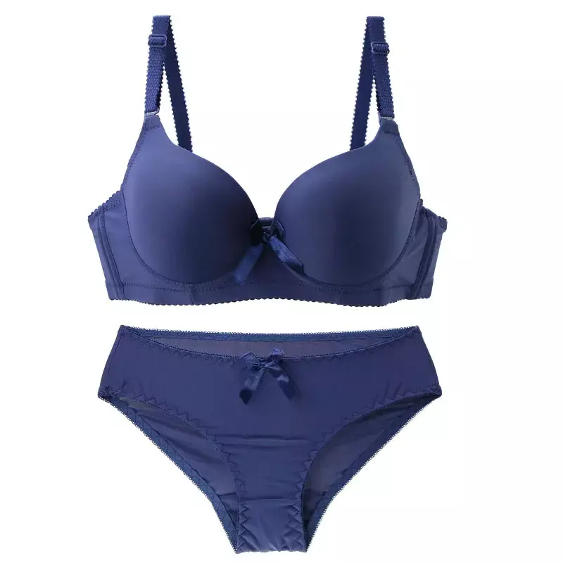 Wenli Ondergoed Nieuwe Sexy 36/80 38/85 40/90 42/95 Bh 'S Set Bc Thin Mode Cup Brassière Panty Push-Up Ondergoed Plus Size Lingerie