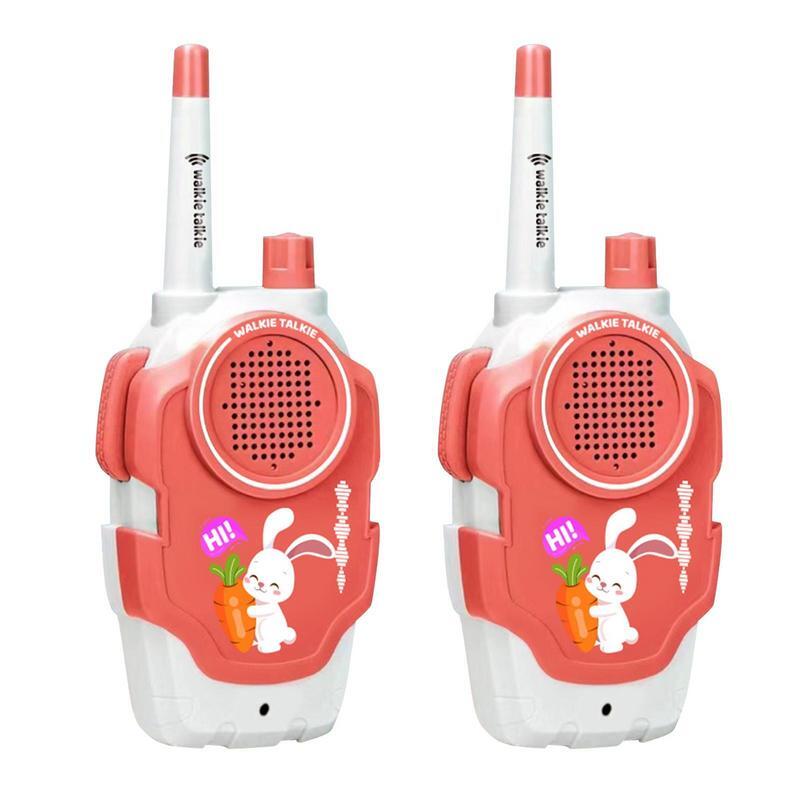 Mini Walkie Talkie for Kids Handheld Cartoon Animal Two Way Radio Walkie-Talkie Smart Wireless Comunicador for Boys Girls