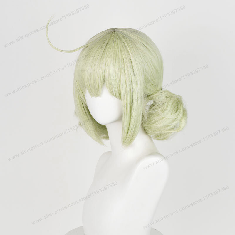 Araga-Peluca de Cosplay Kiwi para mujer, pelo corto de Anime, pelucas sintéticas resistentes al calor, 35cm