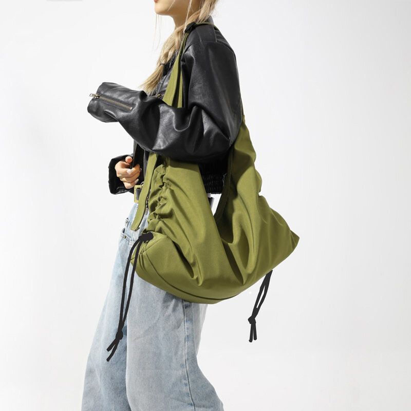 Frauen Umhängetasche Vintage Handtasche Leinwand Teenager Schulter Einkaufstaschen lässige Handtasche Umhängetaschen
