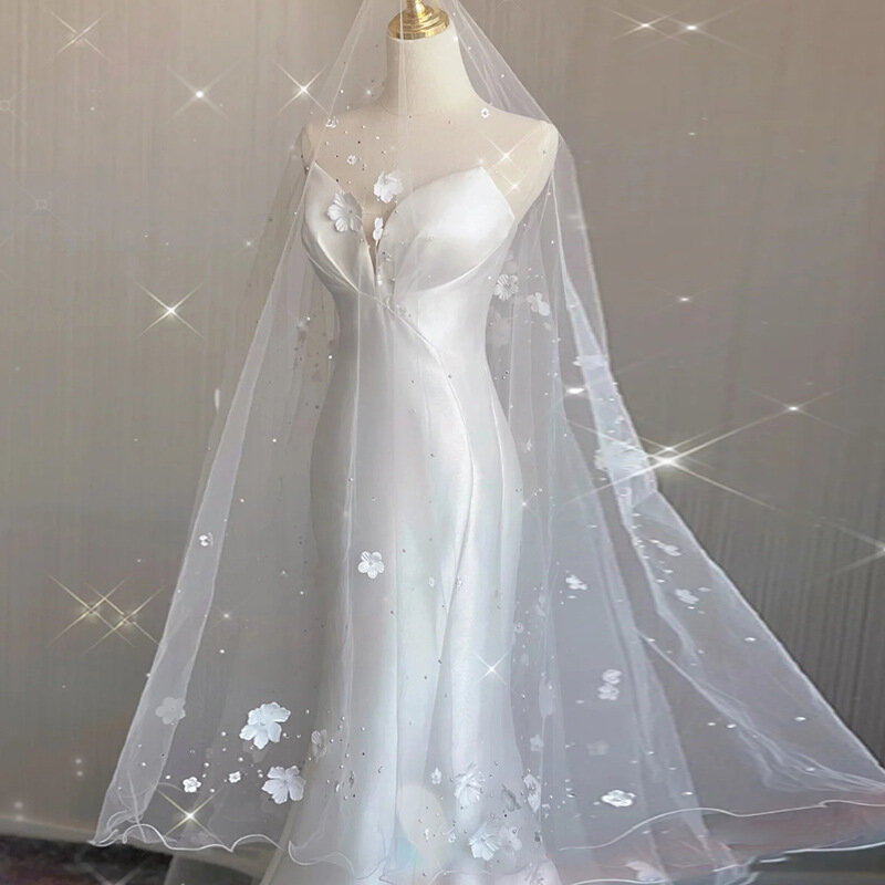 Роскошные белые атласные свадебные Платья-макси со шлейфом и юбкой-годе для невесты, Элегантное длинное вечернее коктейльное платье для гостей, женское платье