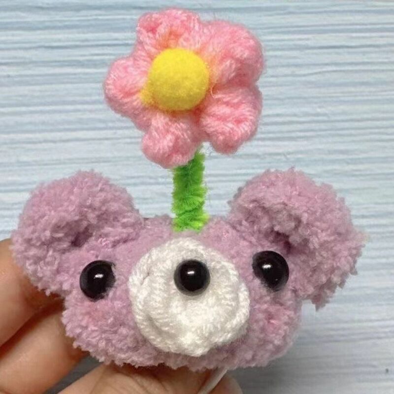 Plush Hamster Cap Doll Accessories Cute Hand Crocheted Cotton Doll Hat DIY Mini Doll Hat Girl's Toy