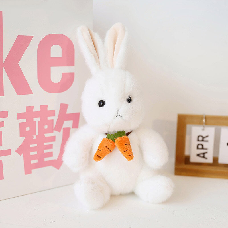 Nowa kreskówka Kawaii miękka marchewka pluszowy królik zabawki prezent urodzinowy dla dzieci kreatywne Ins słodkie króliki wypchane pluszowe zabawki