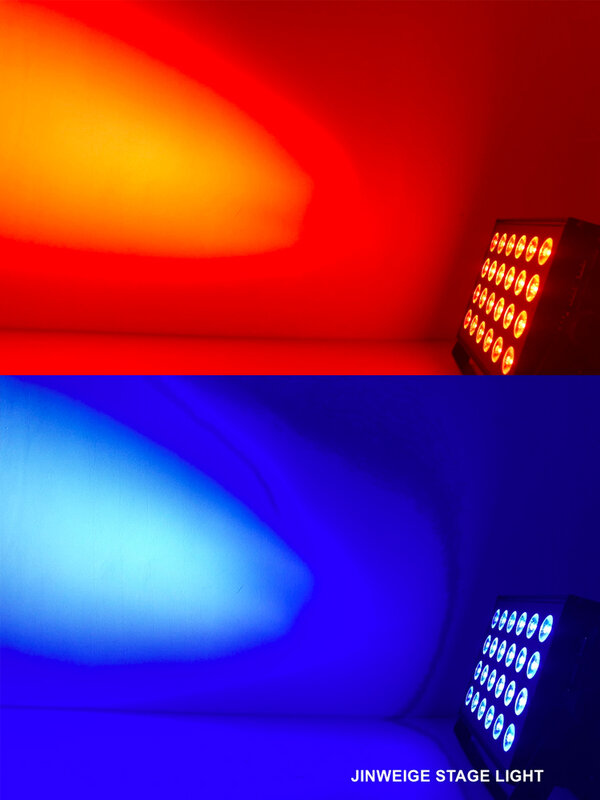 Barre large éclairage intérieur 24x18W 6 en 1 RGBWA UV, lèche-mur de scène, lumière de plancher, effet de lavage pour discothèque, cinéma