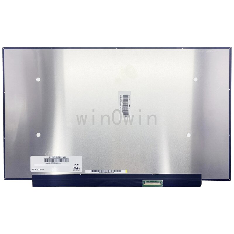 매트릭스 교체 노트북 LCD 스크린 패널 디스플레이, NV156FHM-T0K V8.0 IPS, 15.6 인치