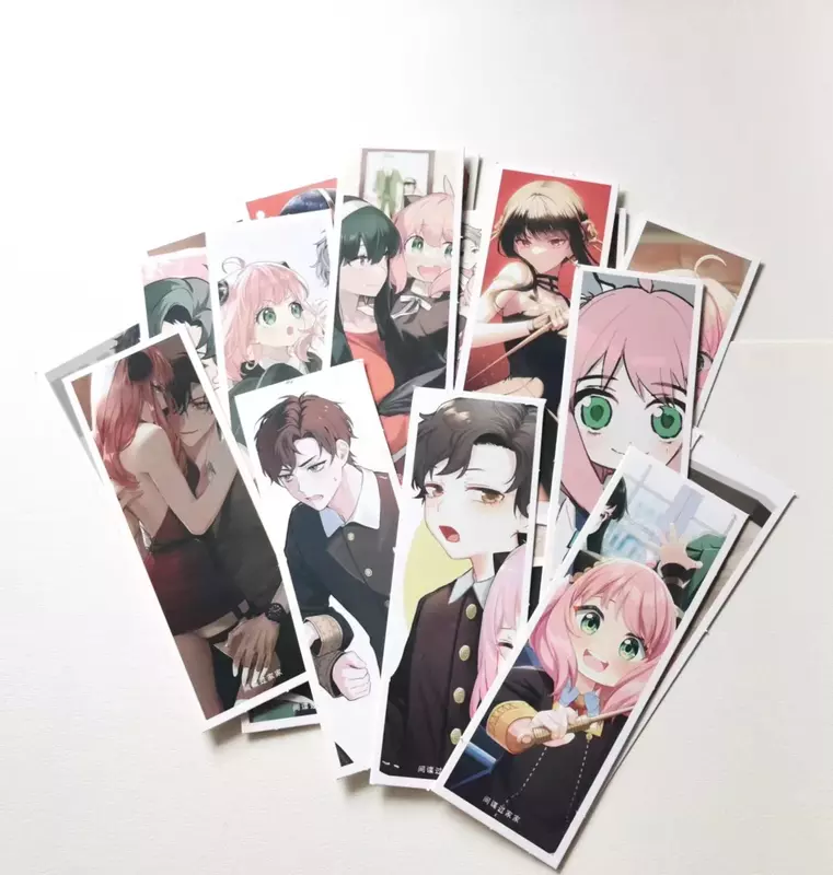 SPY×FAMILY Anime Paper Bookmark Stationery Bookmarks Book Holder Message Card Stationery
