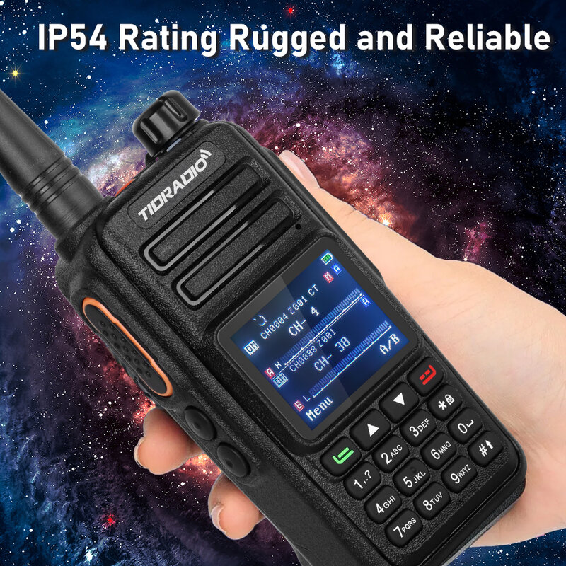 TIDRADIO-walkie-talkie TD DP730, Radio DMR de doble banda, ranura Dual para tiempo, Radio Digital Tier II, Radio bidireccional portátil, VHF, UHF, GPS, 10W