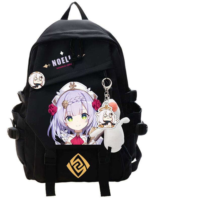 Yae Miko Albedo Genshin Impact Anime Cosplay bolsa escolar para estudiantes, mochila para computadora portátil, mochila de viaje para exteriores, regalos para niños y niñas