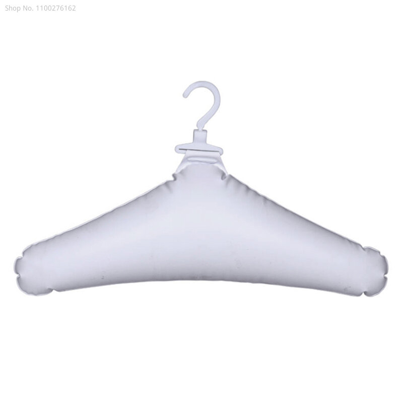 5pcs/pack Inflatable Clothes Hanger Foldable Creative Hanger No Trace Rotatable Clothing Storage Holder
