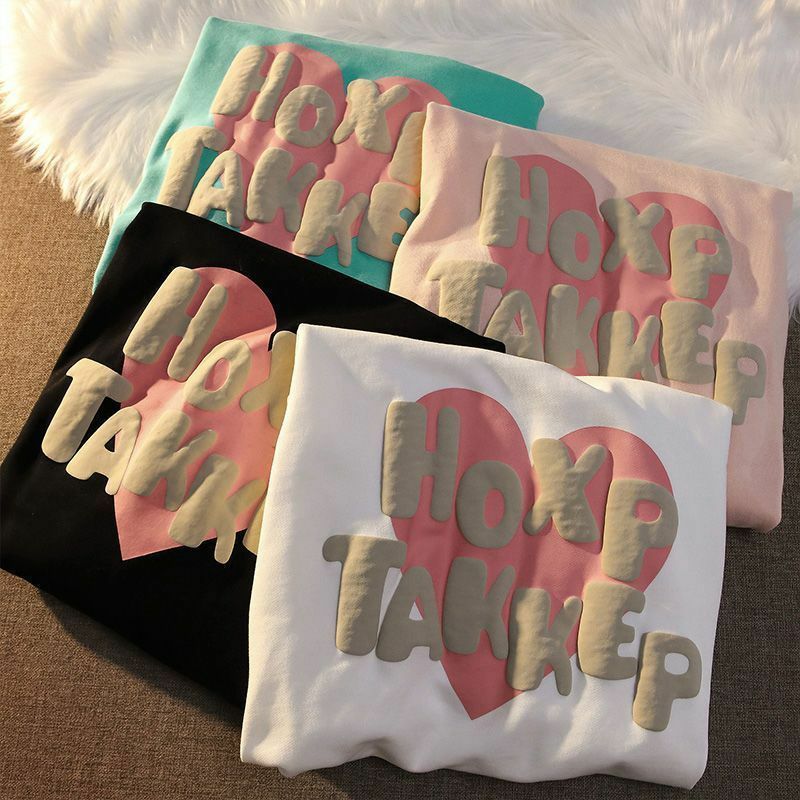 New Oversize Streetwear Letter Printing Women Winter Loose Korean Top Y2k Sweatshirts Harajuku Couple Plush Thickened Clothes