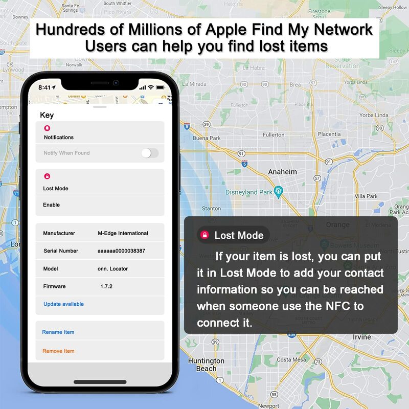 Localizador GPS compatível com Bluetooth para Find My App, Smart Tag Tracker, Dispositivo Anti-Perdido, Mini Posicionamento Global, Carteira, Criança, Pet