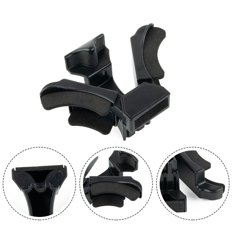 Divider Cup Holder Insert 1pc 55633-60050 ABS Black Car Accessories Durable Interior Parts For TOYOTA For LEXUS