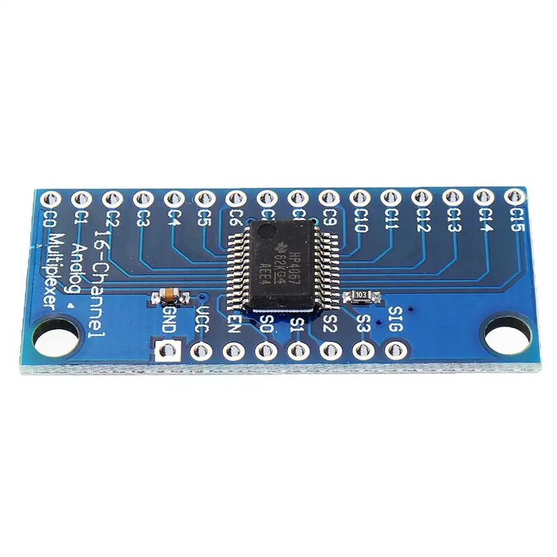 Multiplexer Digital PCB Board Module, Eletrônica Inteligente, 16-Channel Analog Board, CD74HC4067