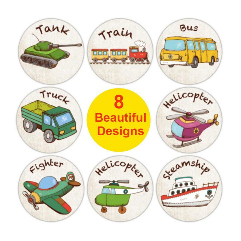 Roll Of Stickers 500 Incentive Adorable Round Stickers Reward Motivational Encouraging Prop Party Favor Children Gift Decoration
