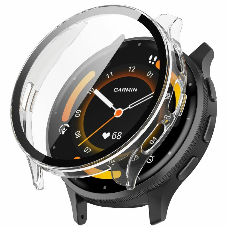 Glass + Case Cover For Garmin Venu 3 3S Smart Watch Band Strap Protective Bumper Venu3 Venu3S Screen Protector Shell Accessoies
