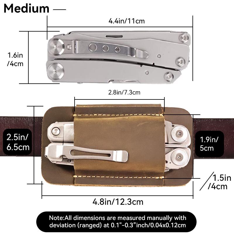 1pcLeisure retro leather scabbard,handmade knife leather cover,EDC pocket organizer for men,outdoor daily commuting use