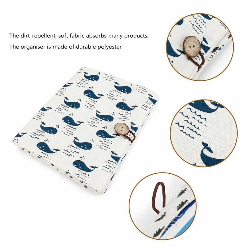 Bolsa de lavado plegable para bebé, Mini bolsa de pañales portátil duradera, organizador de artículos esenciales para bebé recién nacido