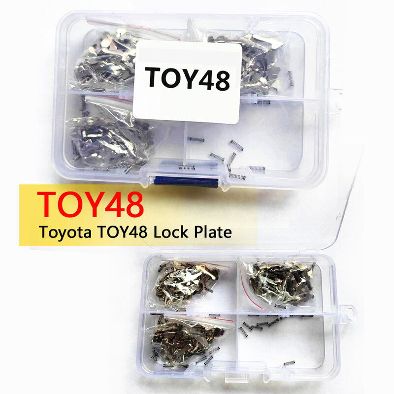 150 buah/lot kunci wafer TOY48 kunci mobil pelat Wafer Reed untuk Toyota Camry Aksesori perbaikan kit N01 NO2 NO3 setiap 50 buah
