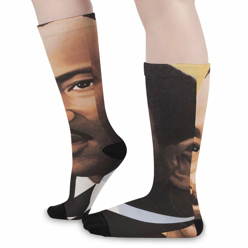 MLK JR-Bas de compression pour homme et femme, chaussettes
