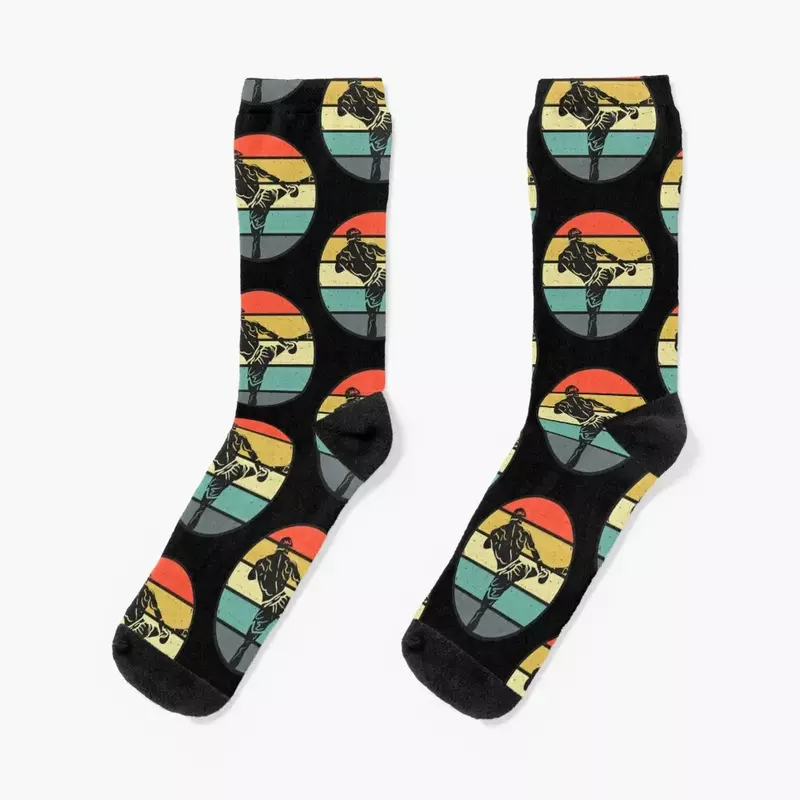 Muay-thai Muaythai calcetines de regalo para hombre y mujer, medias geniales de diseñador de hip hop