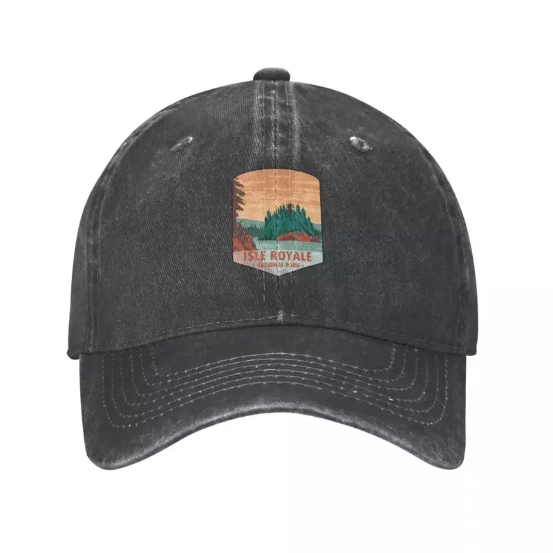 Isle Royale National Park-Sombrero de vaquero para hombre y mujer, gorra de fiesta, visera