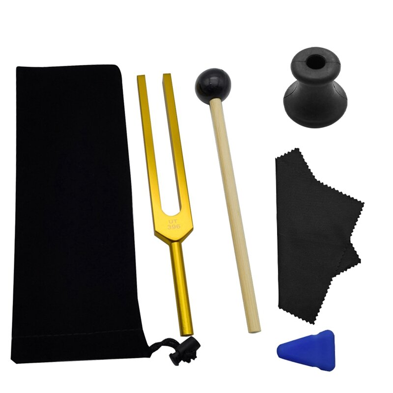 UT Tuning Fork Set Kit, Cura Chakra Som Terapia, Manter Corpo Mente e Espírito, Harmonia Perfeita, 396 Hz