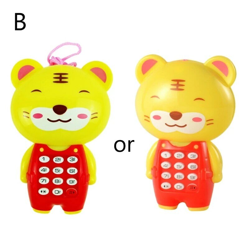 Simulation Phone Baby Toy Electronic Musical Mobile Phone Toy Cartoon Electric Phone Education Toy Toddler Favor Dropship