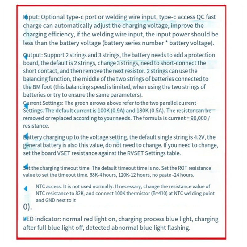Bateria de lítio Carregamento Boost Module, carga rápida 3S, suporte equilibrado, QC Fast Charging