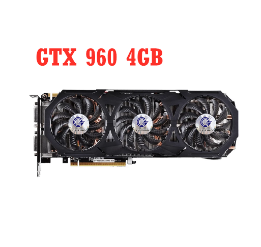 C ccting GTX 960 4GB การ์ดจอ G1เกม GPU การ์ดแสดงผล128Bit GPU สำหรับ NVIDIA GeForce Video Card HDMI DVI ใช้สำหรับกิกะไบต์