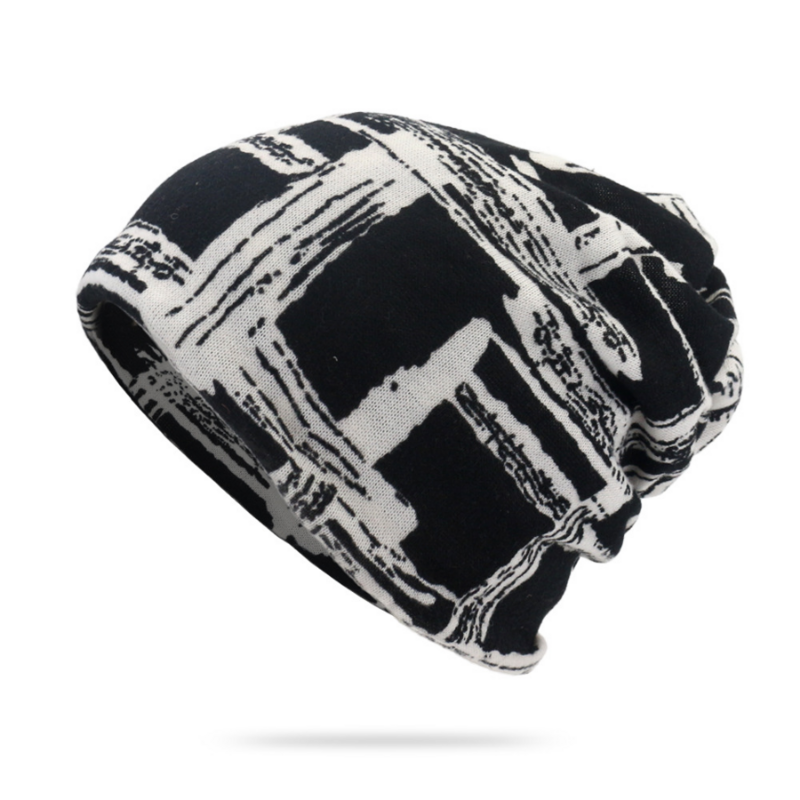 Unisexe Star Geometric Skullies Cap Print planchers f, Hat for Touristors, cd proof, Stretchable Beanies, Sports and Ski Caps, Men and Women