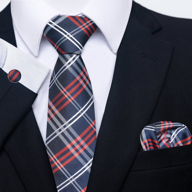 Брендовый набор из 100% шелковых галстуков и карманов, набор из шелковых галстуков, модный праздничный подарок 65 цветов, свадебные аксессуары, мужской набор в горошек для работы