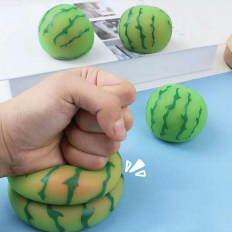 Сменяющий ЦВЕТ АРБУЗ сжимающий мяч подарок сжимаемая фантазия игрушки имитация фруктов
