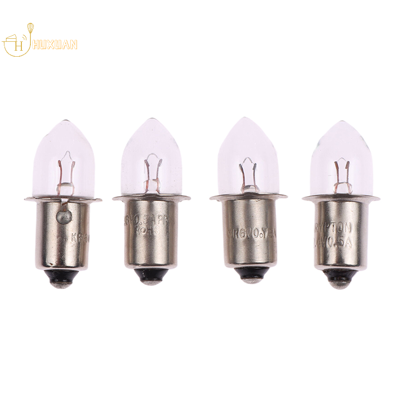 Ampoules de base P13.5S, lampe de poche de style ancien, 2.4V, 3.6V, 4.8V, 6V, 7.2V, 0,4 A, 0,5 A, 0,75 A, lampes de rechange, lampe de travail