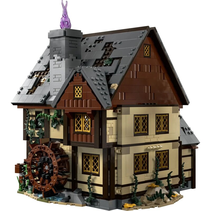 MOC 21341 Halloween Hocus Pocused Witch Sanderson Sister's Cottage House Building Blocks Set Bricks Toy For Children Gifts