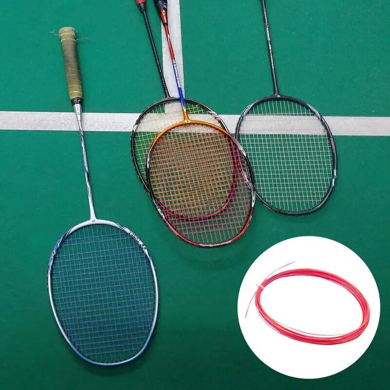 BG65 Durável Badminton Racquet String Reel, Raquete String para Treinamento, Substituição Sports, cor aleatória