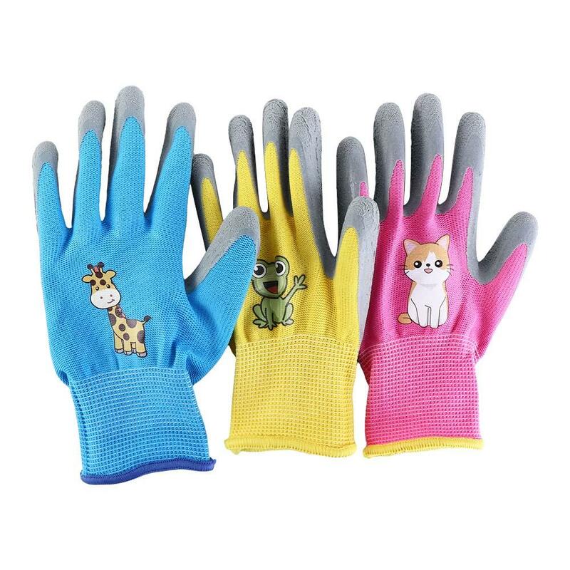 Rutsch feste Garten handschuhe Sicherheit langlebige atmungsaktive Arbeits handschuhe Schutz Kinder Schutz handschuhe Kinder