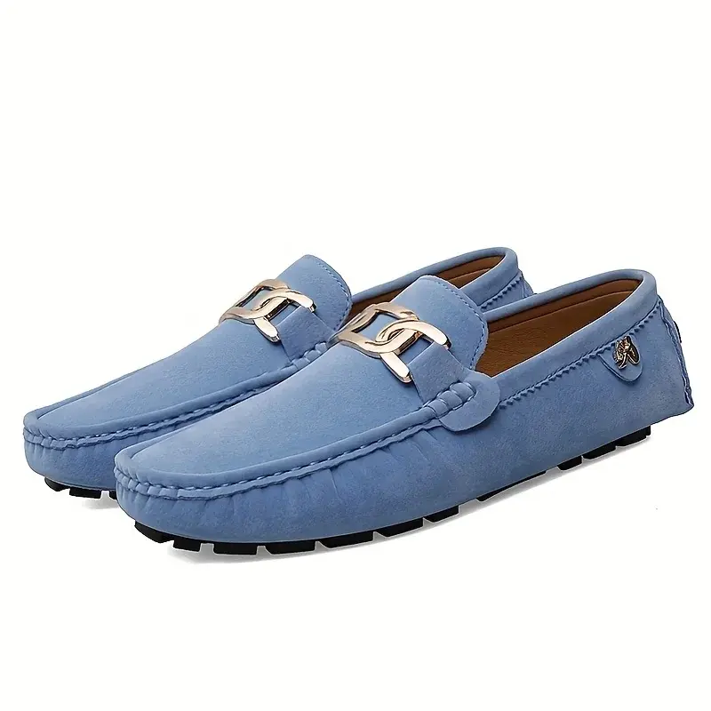 Split Leather Men Loafers Slip on Flats Casual Shoes for Women Moccasins Super Soft Female Footwear for Summer Easy Hoop Shoes