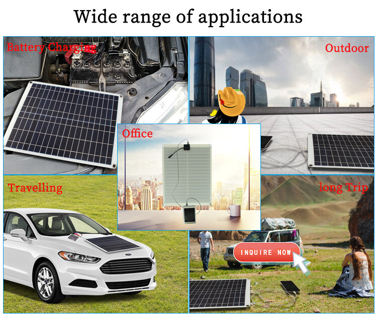 Solar powered carregador banco de potência do telefone celular