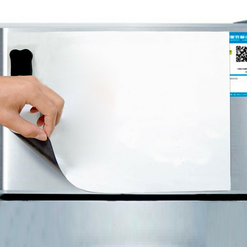 磁気ホワイトボード冷蔵庫マグネットドライワイプホワイトボードマーカー子供用グレーフィッティレコードメッセージボードリマインダーメモ帳