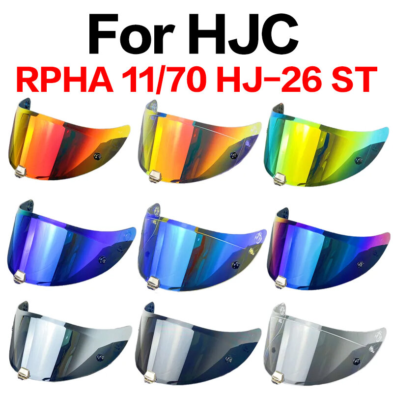 Lente de visera para casco de motocicleta, accesorio para HJC RPHA 11 RPHA 70 HJ-26 HJ-26, Anti-UV, antiarañazos, a prueba de polvo, escudo contra el viento, piezas de Moto, HJ-26ST