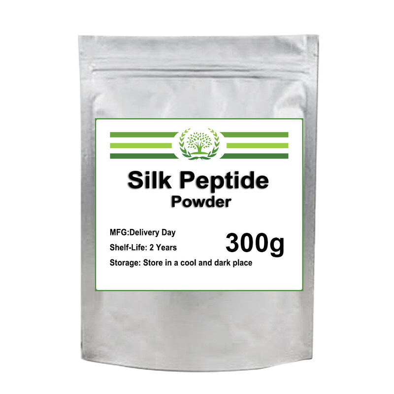 Poudre de peptide de soie de qualité cosmétique, matière première de protéine de soie, vente chaude