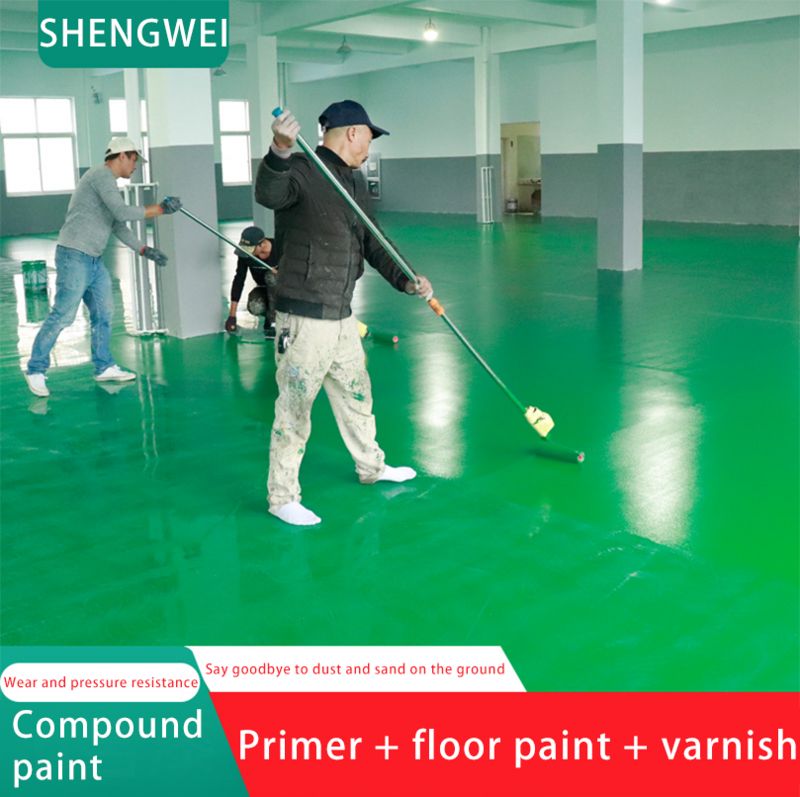 Epoxy self-leveling floor paint High hardness high adhesion and high brightness resina epoxi pegamento 10kg epoxica epossidica