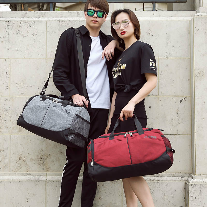 남녀공용 대용량 휴대용 여행 가방, 한국 버전, 패셔너블 등산 싱글 숄더 러기지 백, 30L