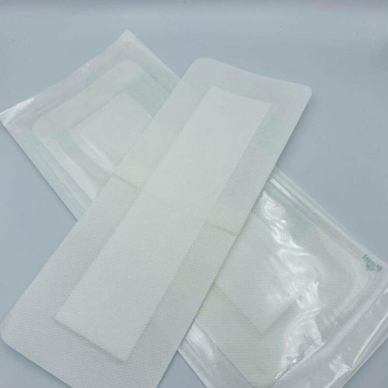 10Pcs Disposable Medical กาวบาดแผล Non-ทอ Breathable ผ่าตัด Sterile Gauze บาดแผล Care Dressing Pad 10X20cm