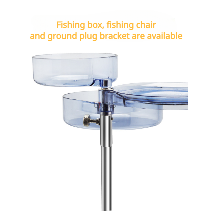 Vassoio per esche magnetico completo da pesca a terra Plug-in a forma di disco Bait Basin scatola da pesca universale Strong Magnetic3-in-1 attrezzi da pesca