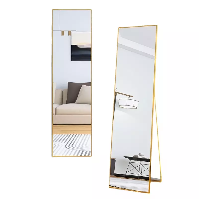 Schlafzimmer spiegel Wand spiegel Schmink spiegel mit Aluminium legierung Rahmen versand kostenfrei Ganzkörper Wohnzimmer möbel
