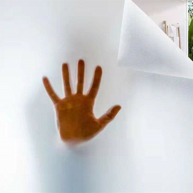 Rollo de PVC autoadhesivo, película decorativa de vidrio esmerilado mate para el hogar y la Oficina, 1,52x30 M